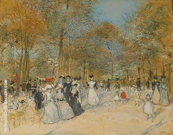 Les Champs Elysees 1890 | Oil Painting Reproduction