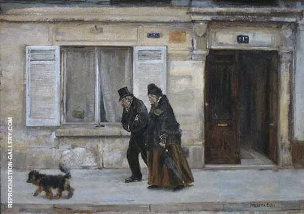 Promenade by Jean Francois Rafaelli | Oil Painting Reproduction