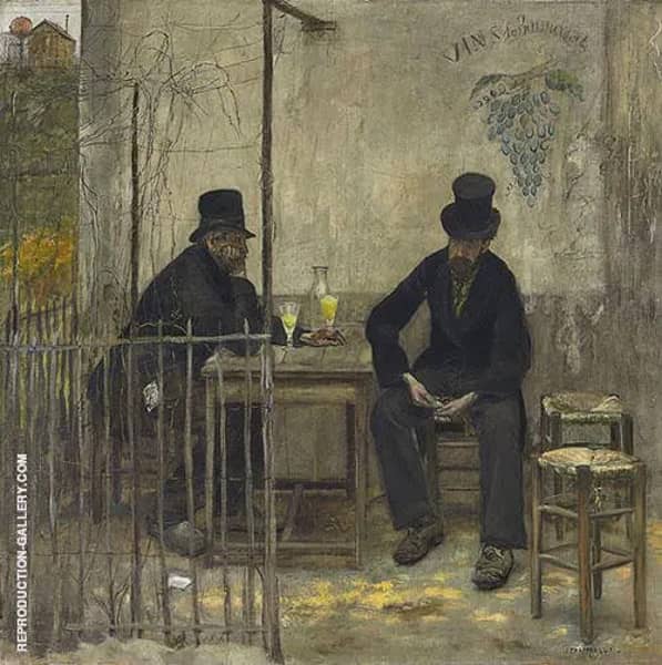 The Absinthe Drinkers 1881 | Oil Painting Reproduction