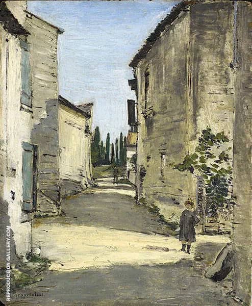 Village Provencal by Jean Francois Rafaelli | Oil Painting Reproduction