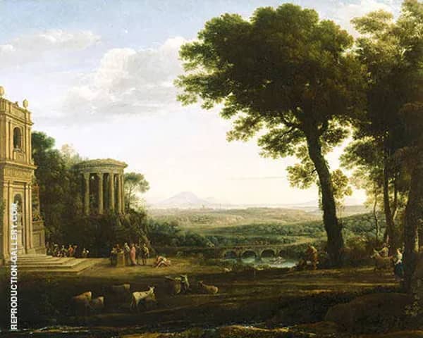 Landscape with a Sacrifice to Apollo | Oil Painting Reproduction