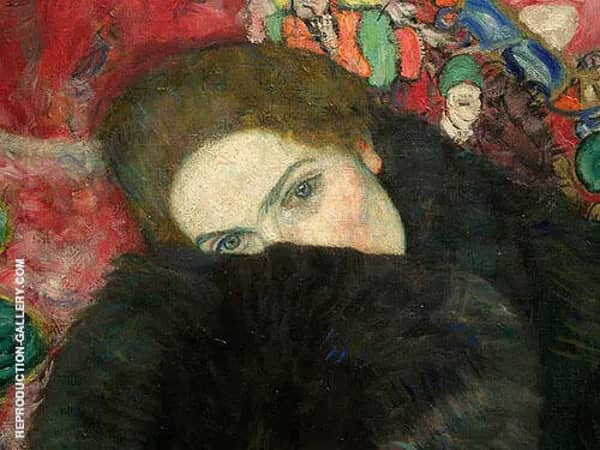 Lady with Muff aka Dame mit Muff 1916 | Oil Painting Reproduction