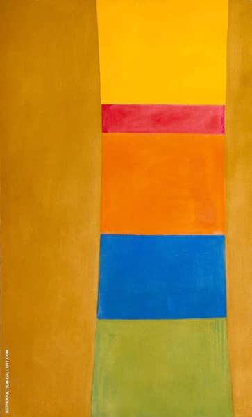 Colour Column on Suede by Jack Bush | Oil Painting Reproduction