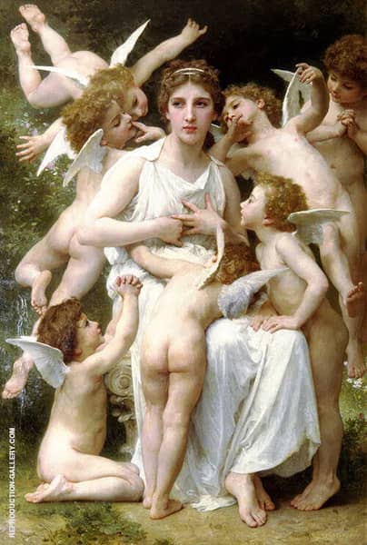 The Assault by William-Adolphe Bouguereau | Oil Painting Reproduction