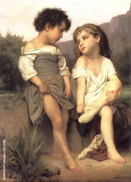 At The Edge of The Brook 1879 | Oil Painting Reproduction