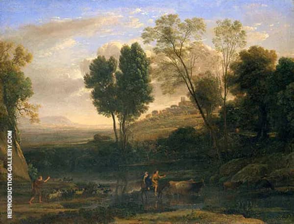 Sunrise 1646 by Claude Lorrain | Oil Painting Reproduction