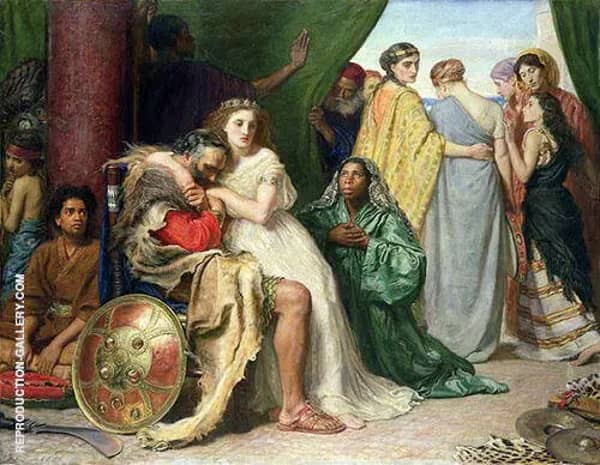 Jephthah 1867 by Sir John Everett Millais | Oil Painting Reproduction