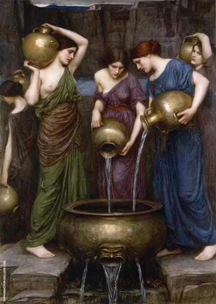 Danaides 1903 by John William Waterhouse | Oil Painting Reproduction