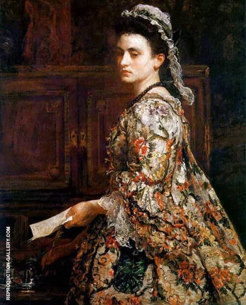 Vanessa 1868 by Sir John Everett Millais | Oil Painting Reproduction