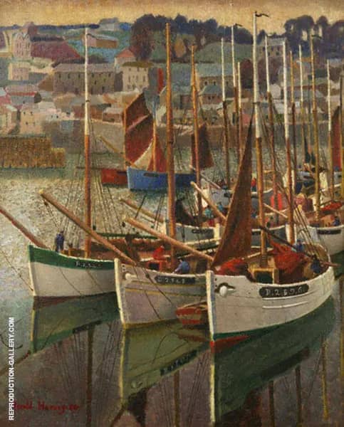 French Crabbers 1930 by Harold Harvey | Oil Painting Reproduction