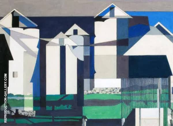 On a Connecticut Theme c 1958 | Oil Painting Reproduction