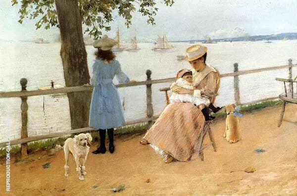 Afternoon by The Sea 1888 | Oil Painting Reproduction