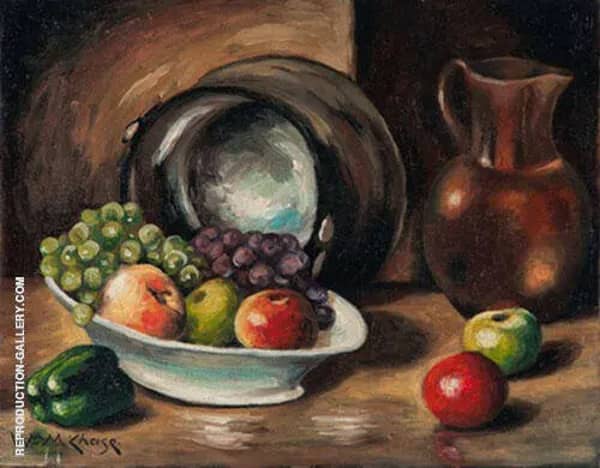 Still Life with Fruit and Pitcher | Oil Painting Reproduction