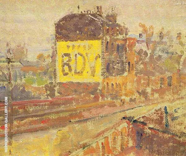 Hampstead Road B.D.V c1910 by Harold Gilman | Oil Painting Reproduction