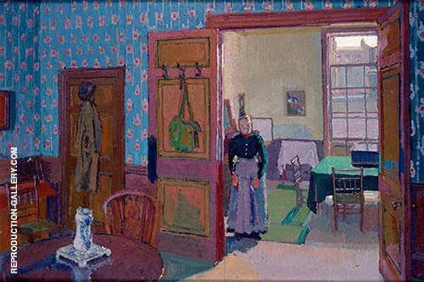 Interior with Mrs Mounter 1916 | Oil Painting Reproduction