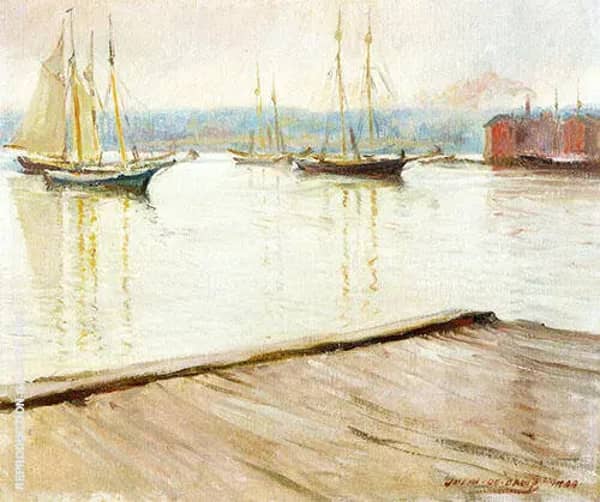 At Gloucester 1900 by Joseph de Camp | Oil Painting Reproduction