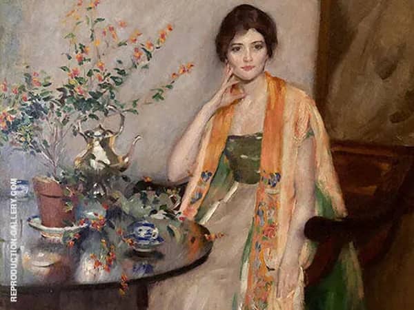 Behind The Lavender Door | Oil Painting Reproduction