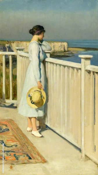 From My Studio Roof 1920 | Oil Painting Reproduction