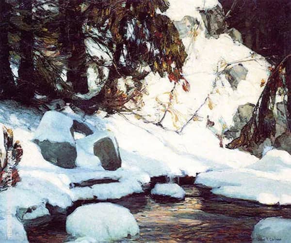 February Gaiety by John F Carlson | Oil Painting Reproduction