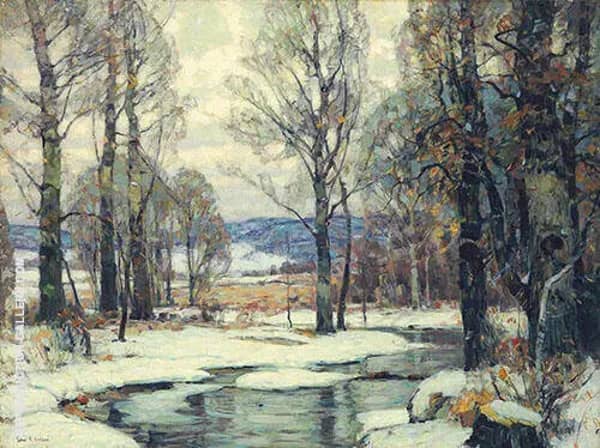 Frost Bound by John F Carlson | Oil Painting Reproduction