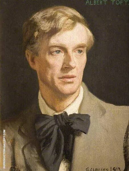 Albert Toft 1913 by Sir George Clausen | Oil Painting Reproduction