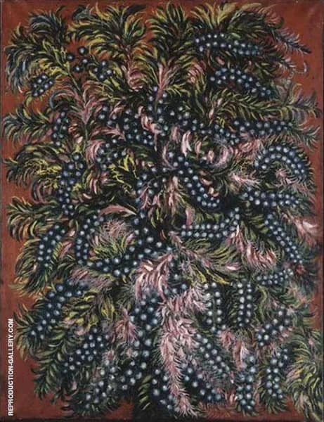 Grappes et Feuilles Roses c1925 | Oil Painting Reproduction