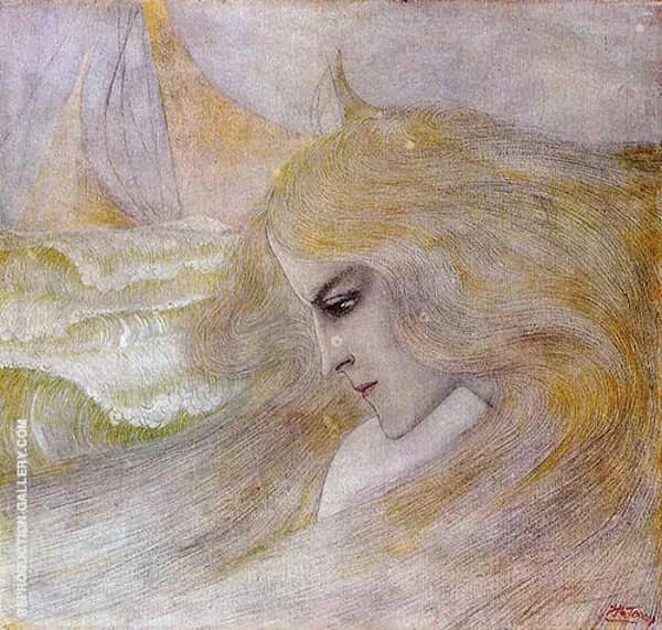 Oceanide by Jan Toorop | Oil Painting Reproduction