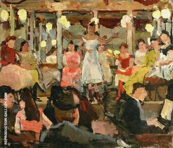 Cafe Chantat in the Nes Amsterdam | Oil Painting Reproduction