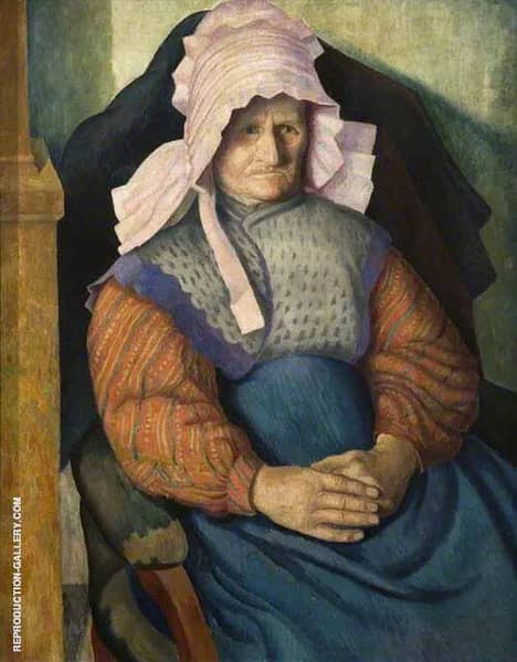 Mrs Box 1919 by Dora Carrington | Oil Painting Reproduction