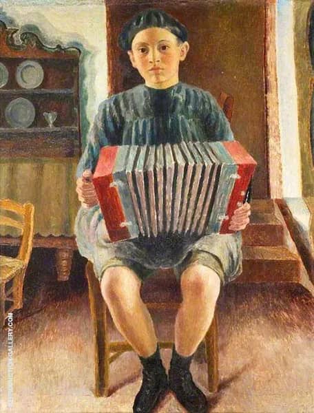 Spanish Boy by Dora Carrington | Oil Painting Reproduction