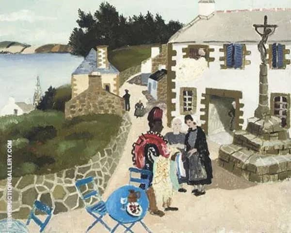 The Rug Seller Treboul 1930 | Oil Painting Reproduction