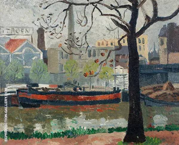 The Seine 1927 by Christopher Wood | Oil Painting Reproduction