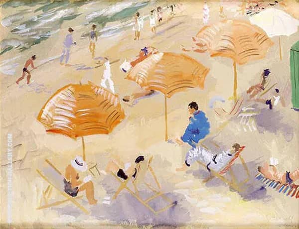 Beach by Isaac Grunewald | Oil Painting Reproduction