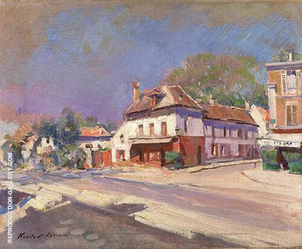 A Street in The South of France | Oil Painting Reproduction