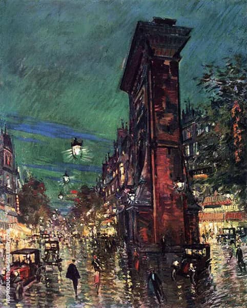 Saint Denis Paris by Konstantin Korovin | Oil Painting Reproduction