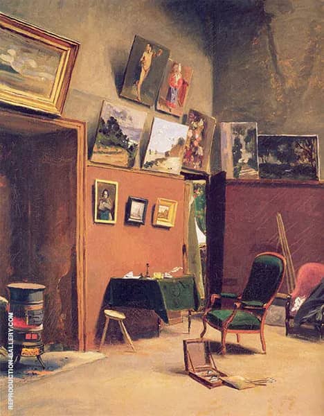 Studio in The Rue de Furstenberg 1865 | Oil Painting Reproduction