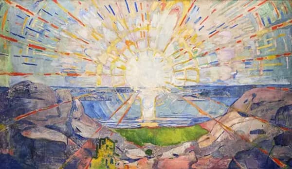 The Sun 1909 by Edvard Munch | Oil Painting Reproduction