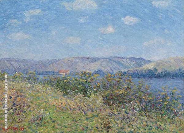 The Banks of The Seine in Summer Tournedos sur Seine | Oil Painting Reproduction