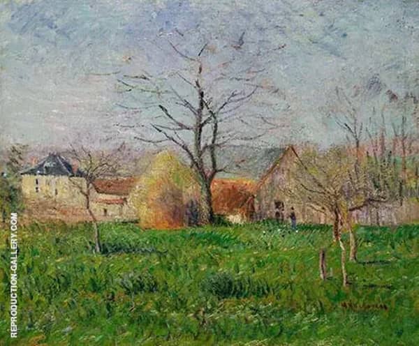 The Prairie at The Edge of The Village | Oil Painting Reproduction