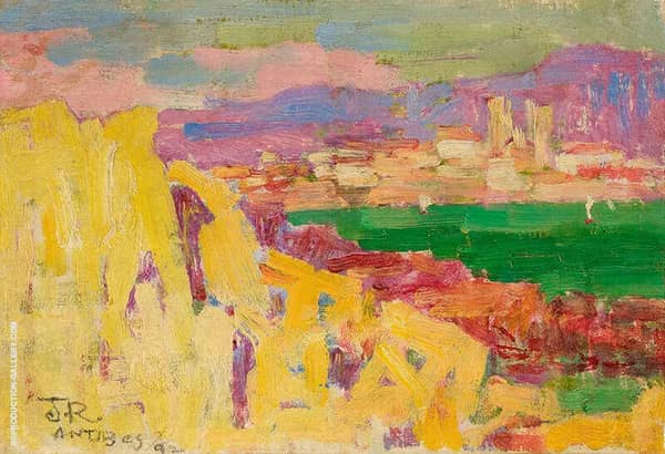 Antibes c1890 by John Peter Russell | Oil Painting Reproduction