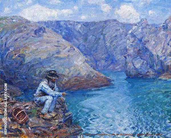 Fisherman 1905 by John Peter Russell | Oil Painting Reproduction