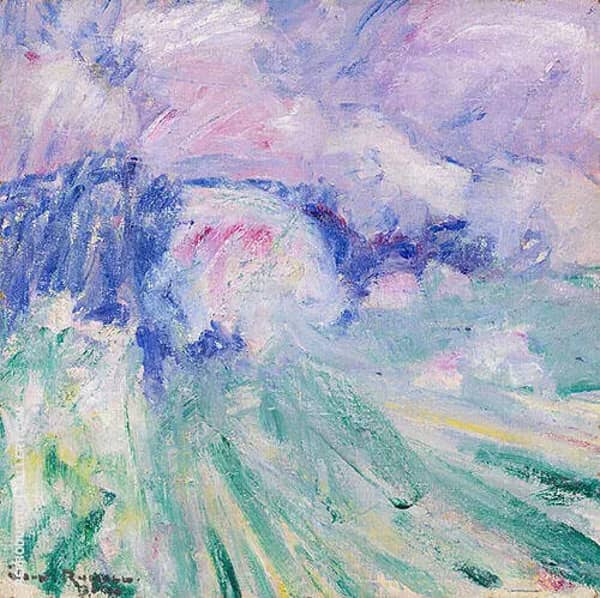 Rough Sea 1900 by John Peter Russell | Oil Painting Reproduction