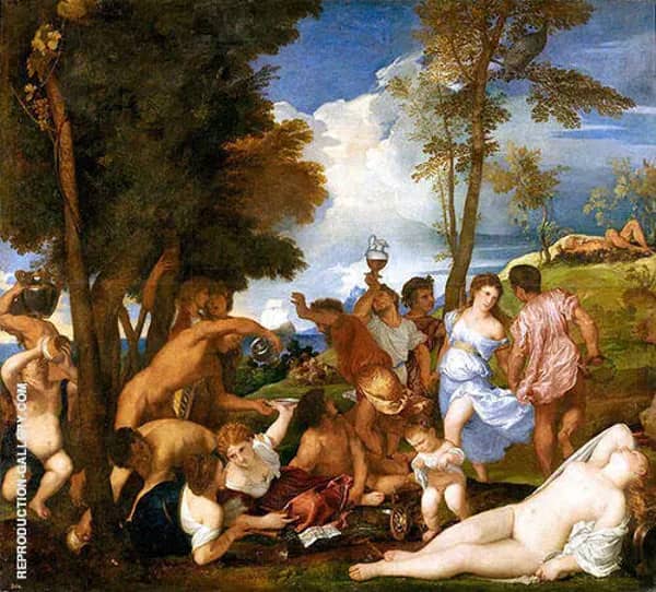 The Bacchanal of the Andrians | Oil Painting Reproduction