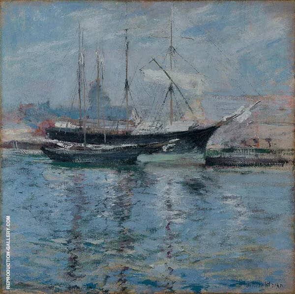 Italian Bark Schooner 1901 | Oil Painting Reproduction