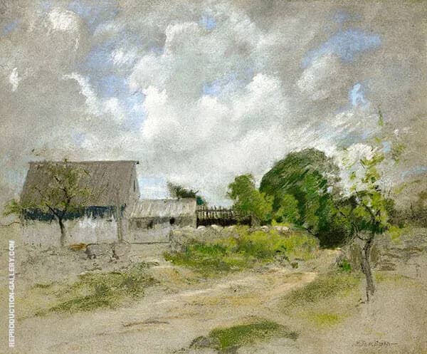 Cloudy Skies by John Henry Twachtman | Oil Painting Reproduction