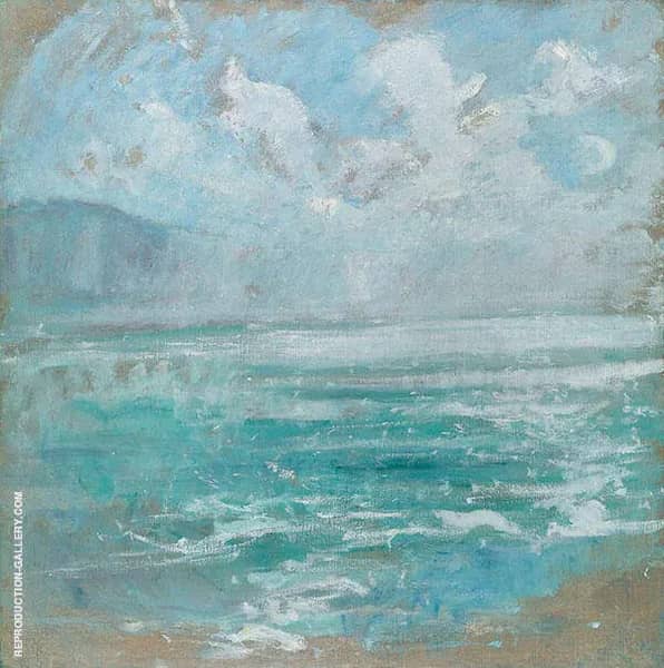 Niagra Gorge 1894 by John Henry Twachtman | Oil Painting Reproduction