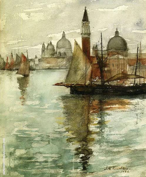 Venice 1881 by John Henry Twachtman | Oil Painting Reproduction