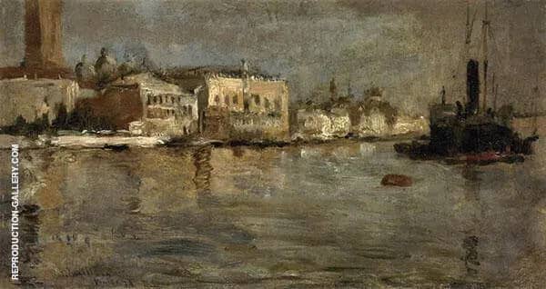 View of Venice 1878 by John Henry Twachtman | Oil Painting Reproduction