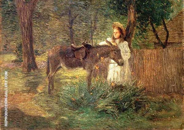 After The Ride Aka Visiting Neighbors | Oil Painting Reproduction