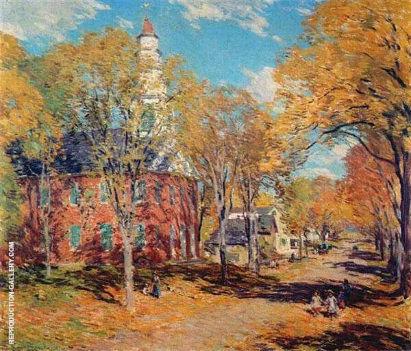 October Morning Deerfield 1917 | Oil Painting Reproduction